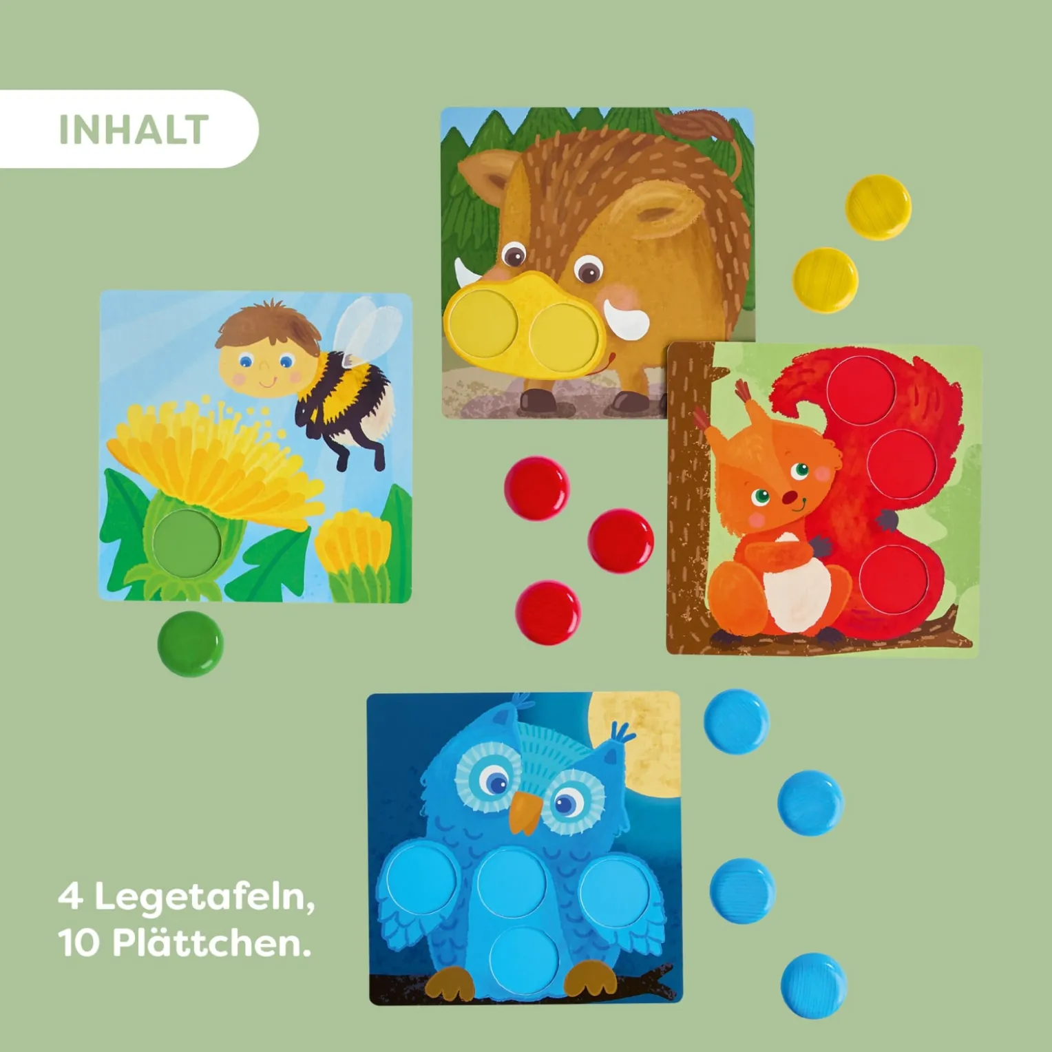Zuordnungsspiel Waldtiere