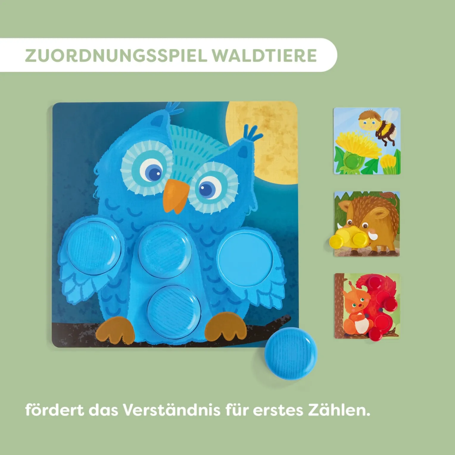Zuordnungsspiel Waldtiere